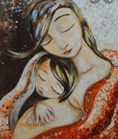 Картины Кэти Берггрен материнство