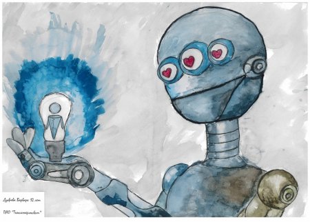 Рисунок на тему роботы будущего