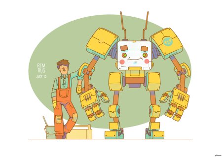 Робототехника иллюстрация