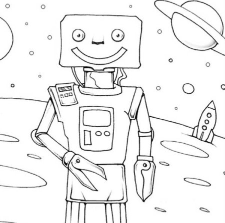 Космос раскраска для детей