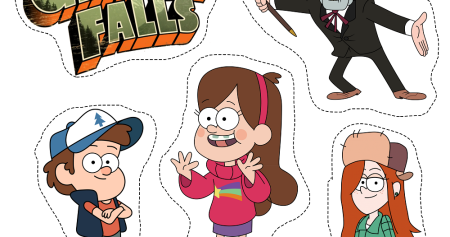 Герои Гравити Фолз сахарная печать