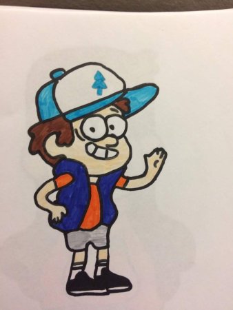 Рисунки для срисовки Гравити Фолз цветные