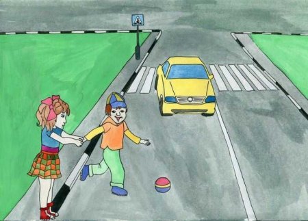 Рисунок на тему жертвы ДТП