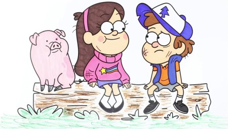 Мэйбл и Диппер из Гравити Фолз
