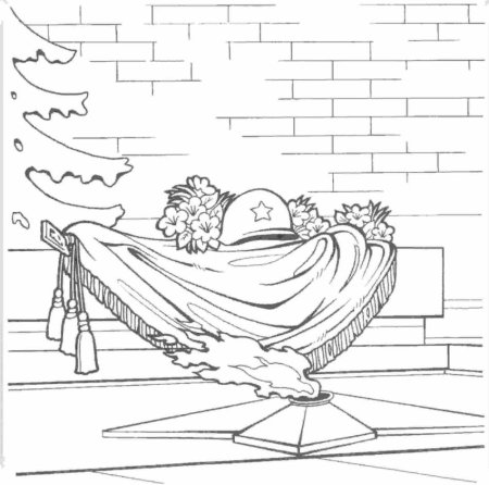 9 Мая раскраска