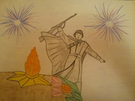 Рисование неизвестный солдат