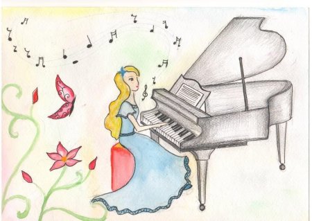 Рисунок к музыкальному произведению