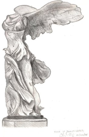 Поэтапное рисование скульптуры для детей