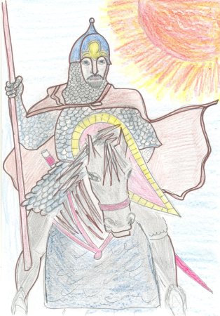 Князь Игорь в опере князь Игорь срисовка