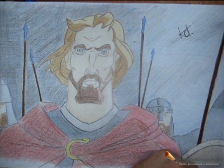 Кантата Александр Невский рисунок