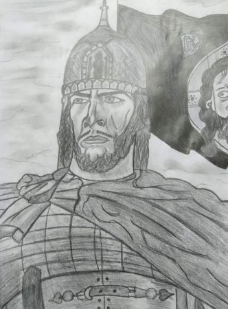 Рисунок к опере князь Игорь