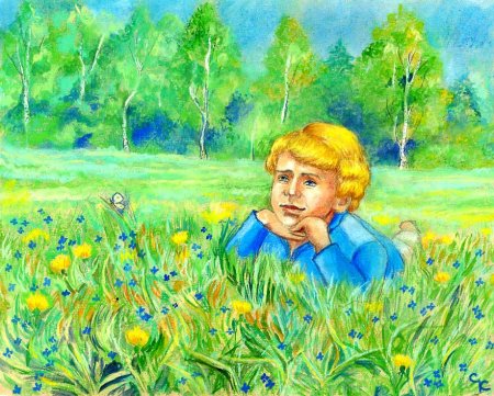 Иллюстрация Есенина