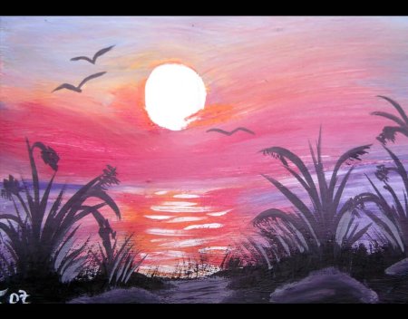 Рисунок на тему пейзаж настроения