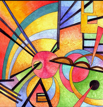 Василий Кандинский беспредметная композиция