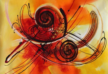 Рисунок в стиле абстракция