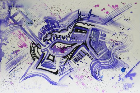 Абстрактные рисунки фломастерами