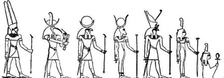 Боги древнего Египта Амон и в Месопотамии