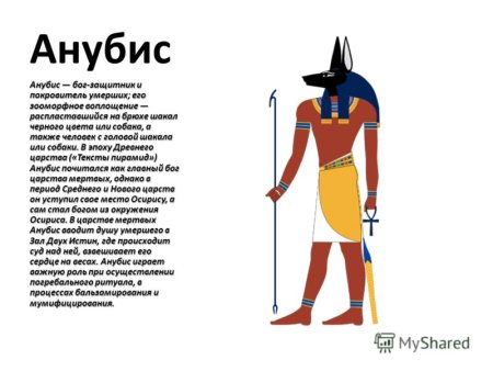 Анубис Бог покровитель чего?