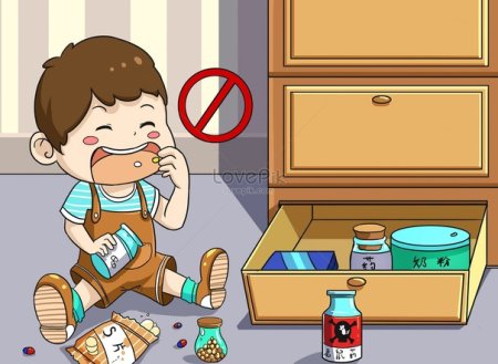 Отравление рисунок