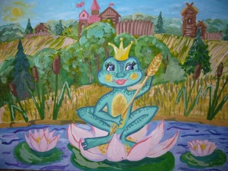 Детские рисунки к сказкам