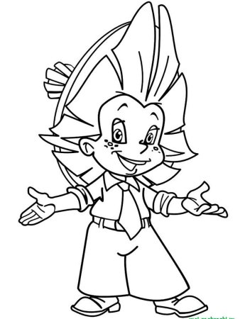 Незнайка раскраска