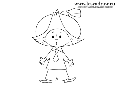 Незнайка картинки для срисовки