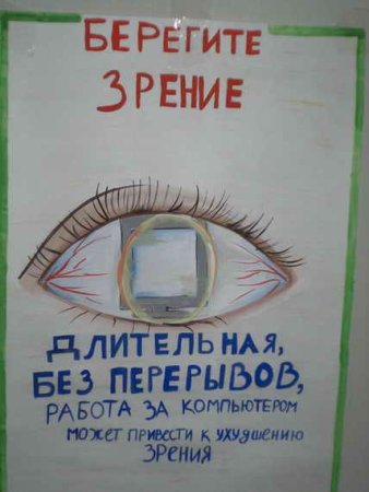 Глаз плакат
