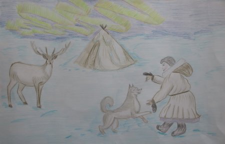 Рисунок на тему мой Ямал