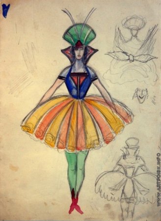 Эскиз театрального костюма