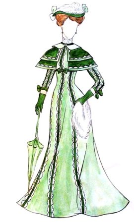 Эскиз сценического костюма