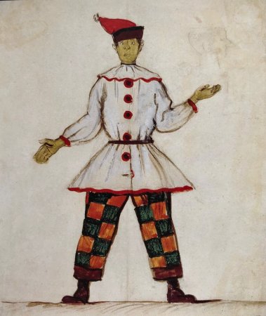 Эскиз исторического кос