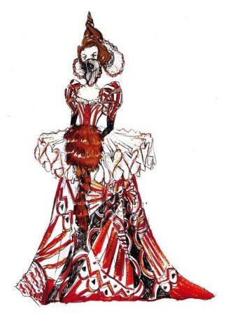 Бенуа костюмы к балету петрушка