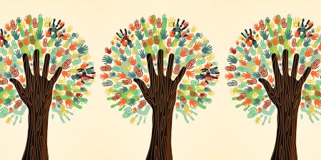 Дерево с ладошками