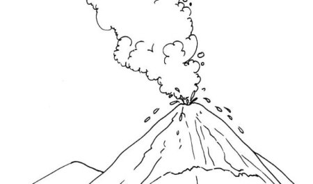Рисование на тему извержение вулкана в подготовительной группе