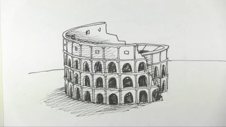 Рисование архитектурных сооружений