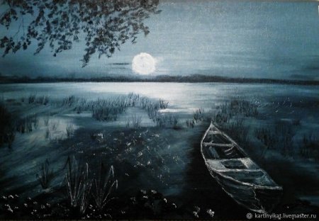 Рисунок к лунной сонате Бетховена
