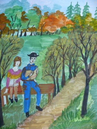 Рисунок на тему Болдинская осень