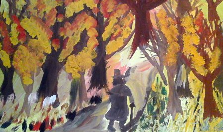 Нарисовать Пушкинскую осень