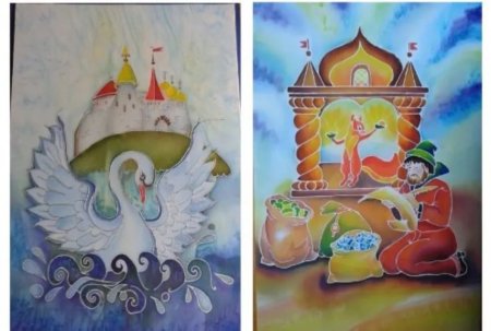 Иллюстрации к сказке о царе Салтане Пушкина