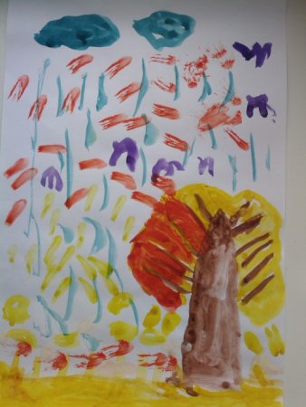 Пушкинская осень рисунок 4 класс