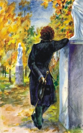 Рисунки с Болдино детям нарисовать красками