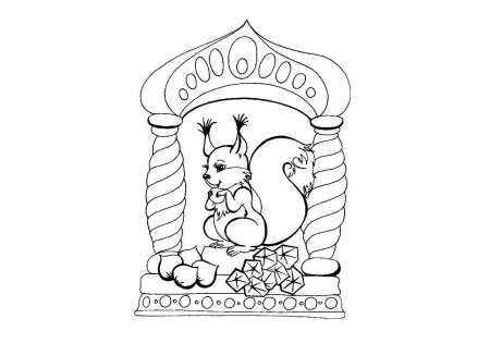 Ббедка из сказки о царе Салтане