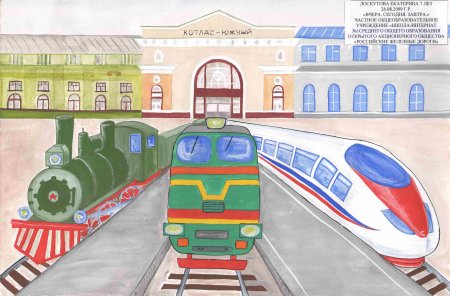 Рисунки РЖД