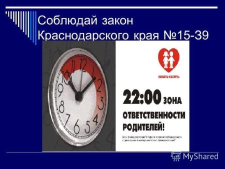 Зона ответственности родителей
