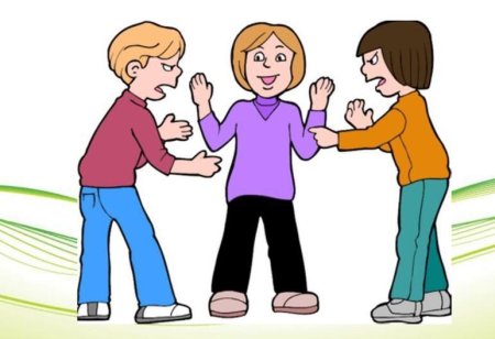 Конфликт в школе рисунок