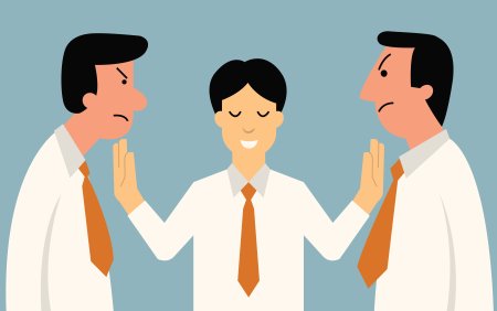 Конфликт иллюстрация