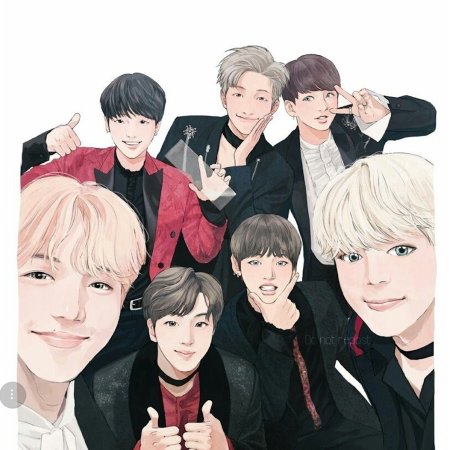 Раскраска Тэхена из BTS