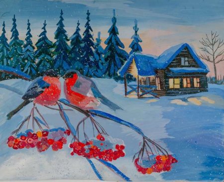 Рисунок на тему Зимушка зима