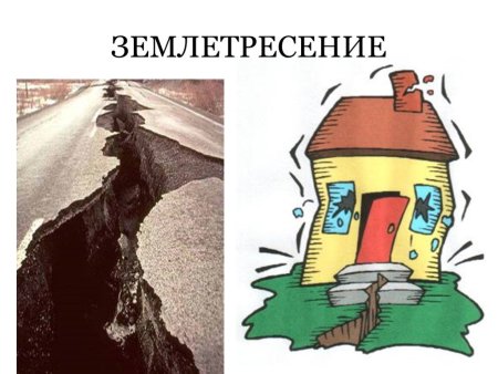 Рисунок на тему землетрясение 7 класс