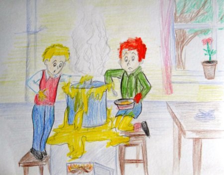 Рисунок мальчики Чехова